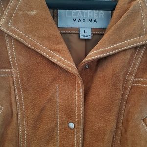 Womans suede crop Wilson jacket